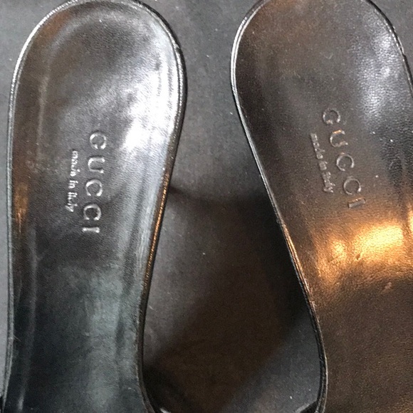 Gucci Black Heels with Silver GG - Picture 7 of 9